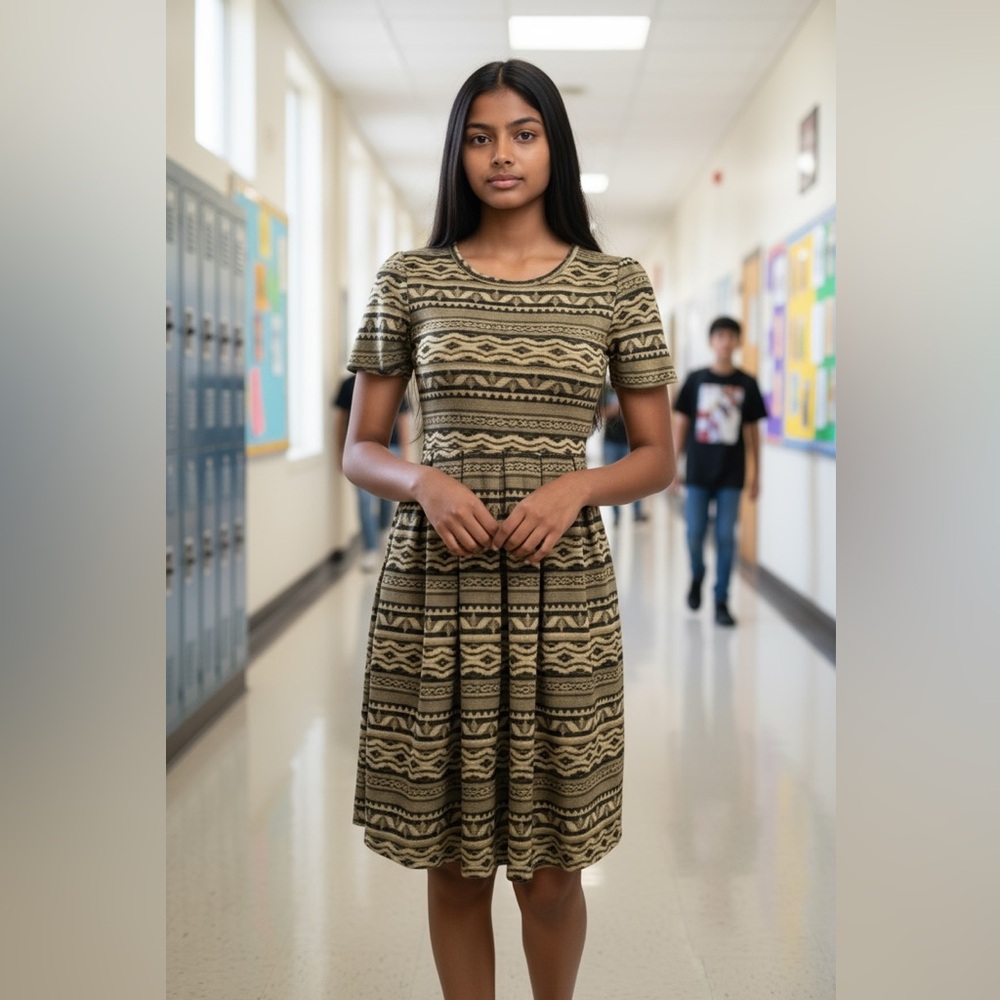 (60 A) LulaRoe Dress with Zipper